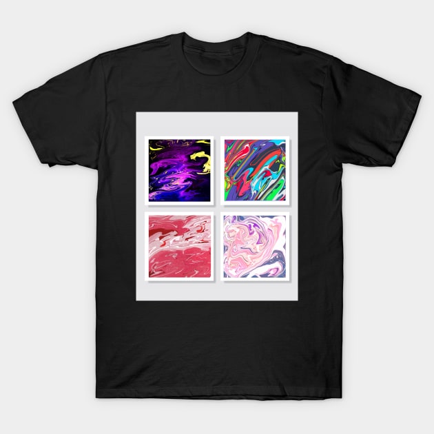 Swirls T-Shirt by zeevana